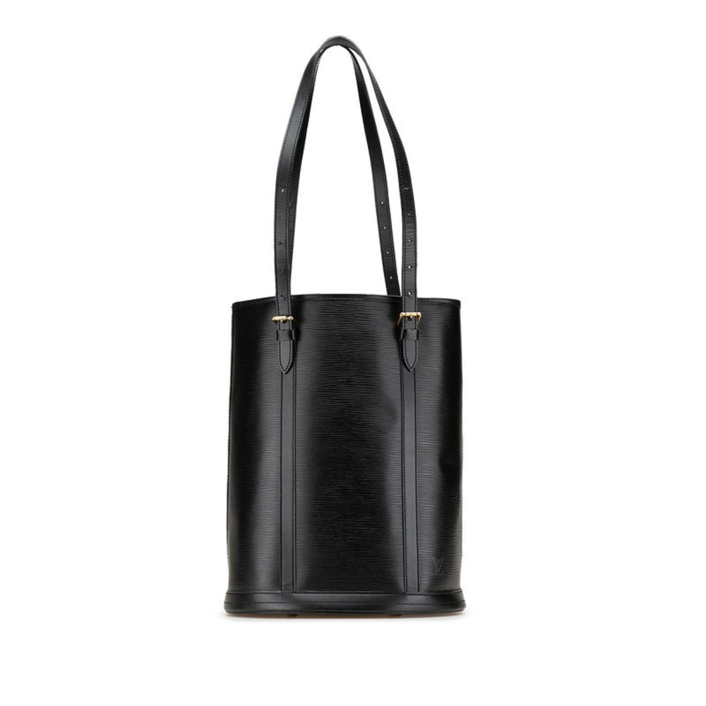 Louis Vuitton Epi Noe Bucket Tote Bag Shoulder Black Leather